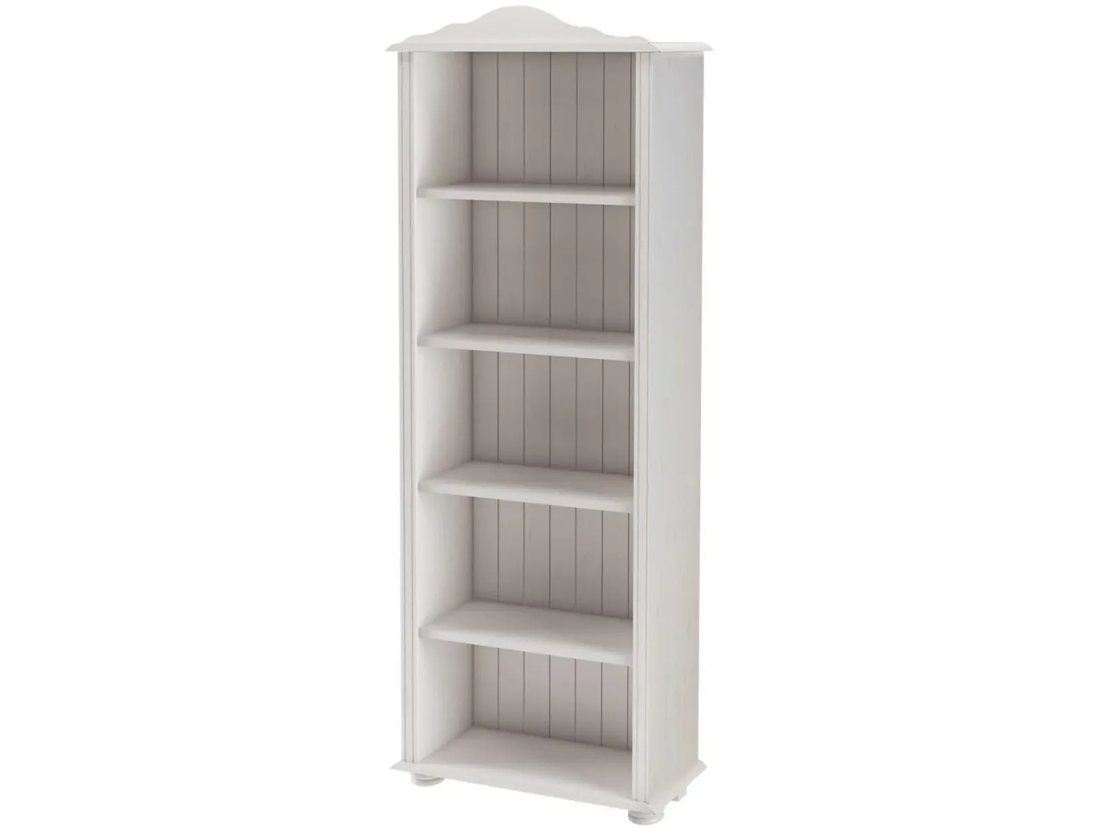 Chester 5 Shelf Wood Open Bookcase with Adjustable Shelves