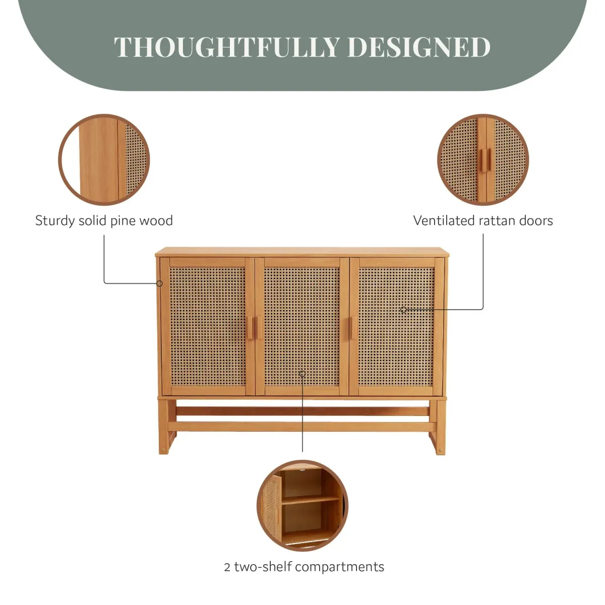 Talo Sideboard with 2 Cabinets