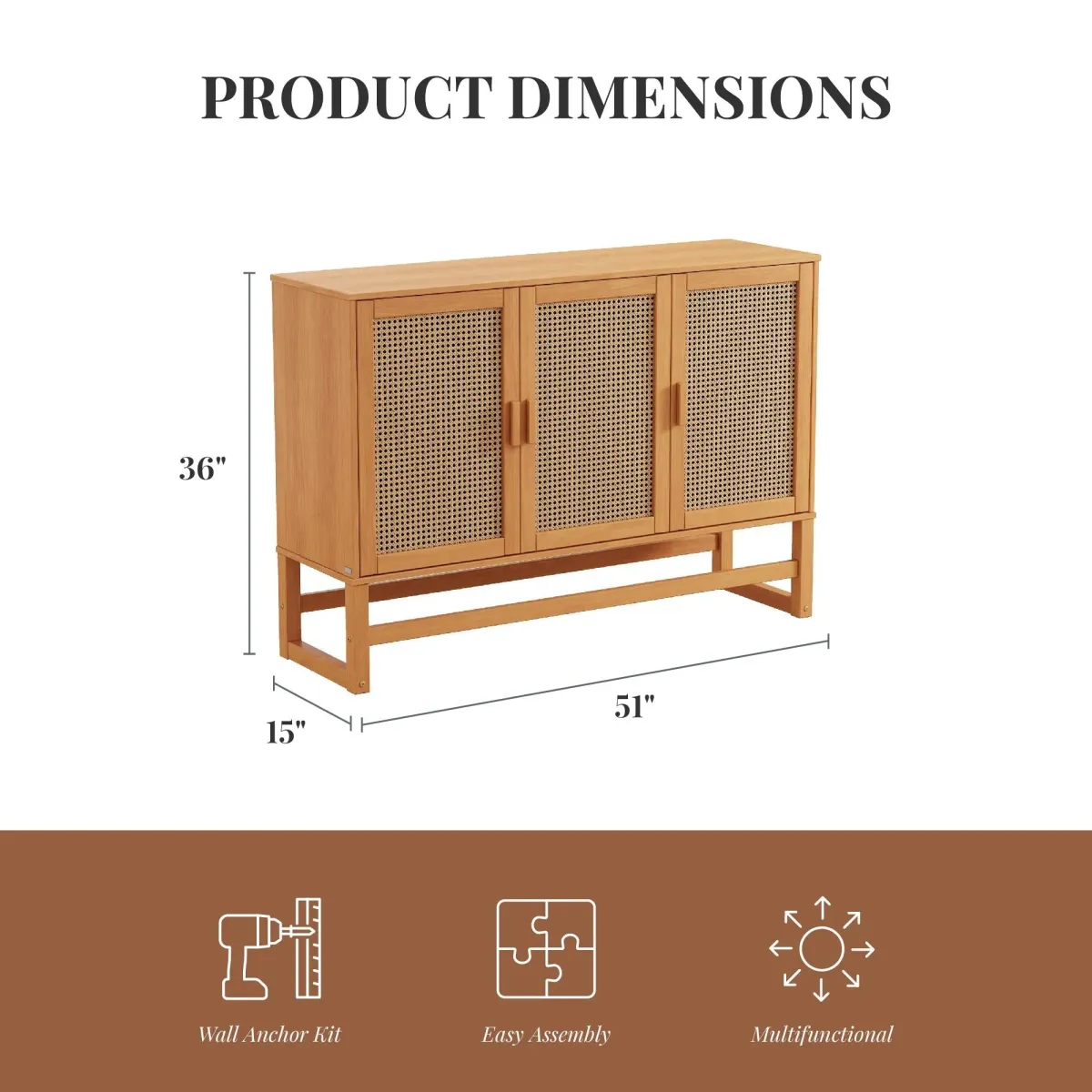 Talo Sideboard with 2 Cabinets