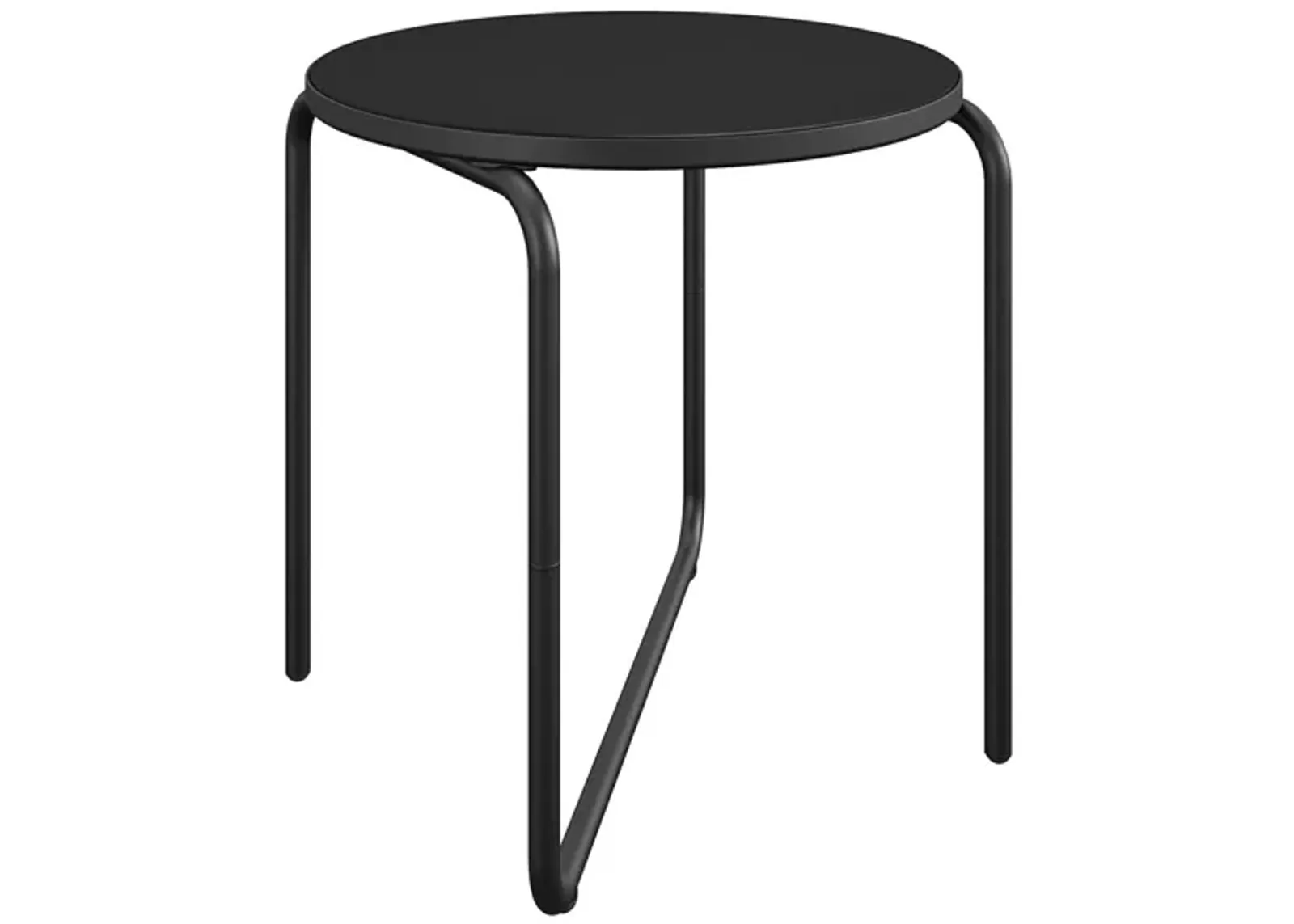 Modern Outdoor/Indoor 18 Inch Round Glass Side Table