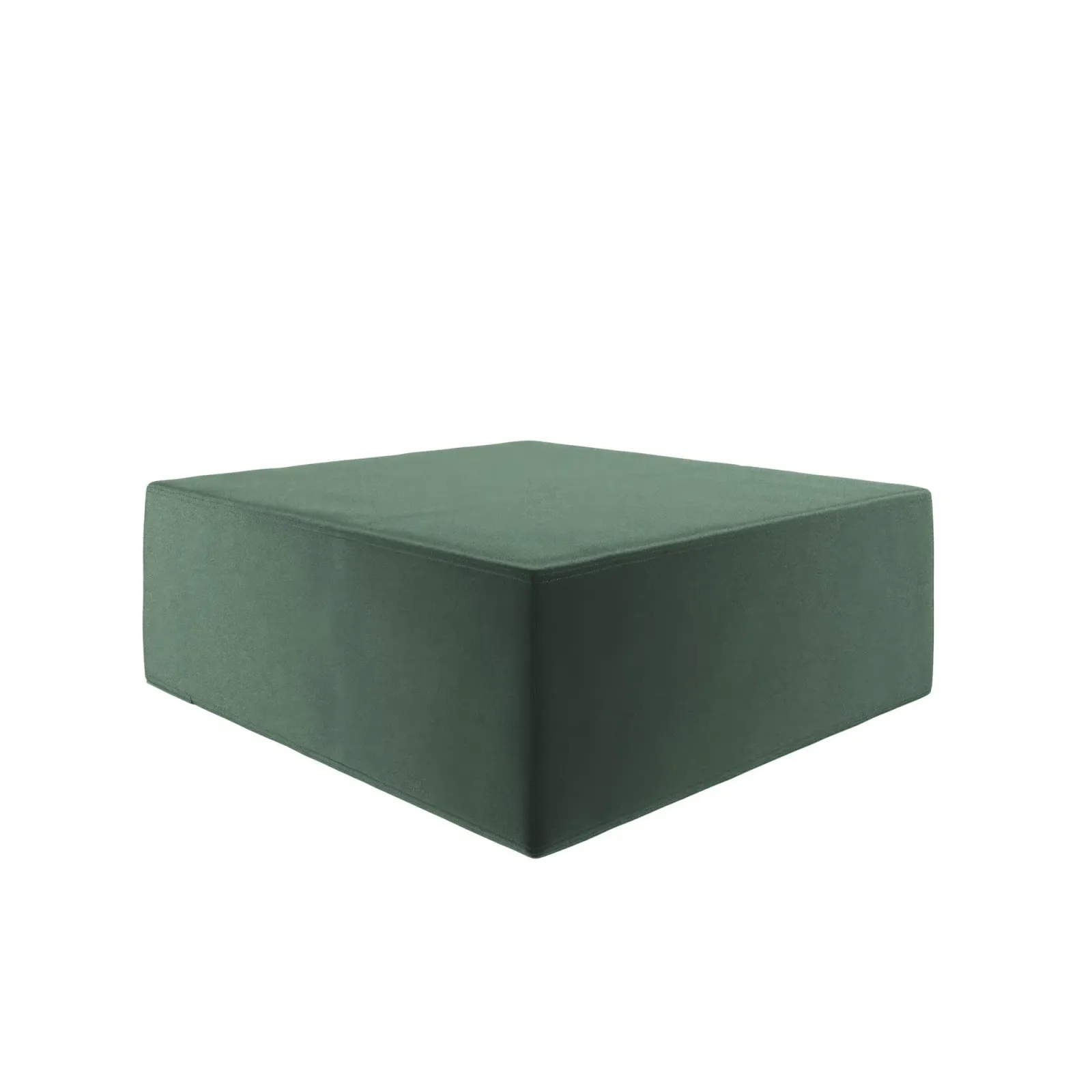 The Flower Ottoman Pouf Comfort Floor Seat and Footrest with Velour Fabric