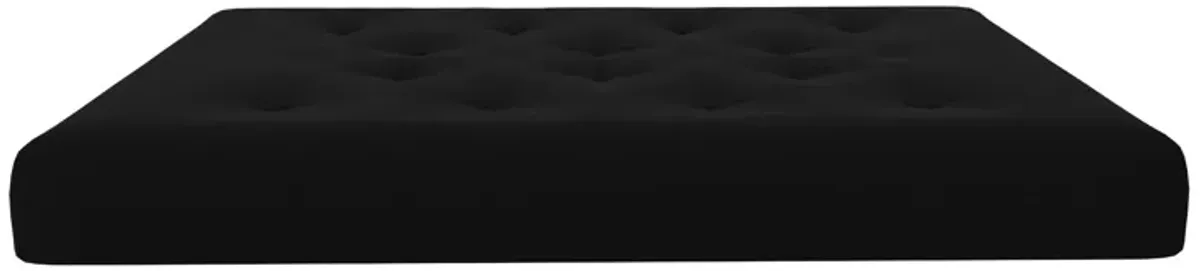 Cozey 8-Inch Pocket Spring Coil Full Sized Futon Mattress with Polyester Linen
