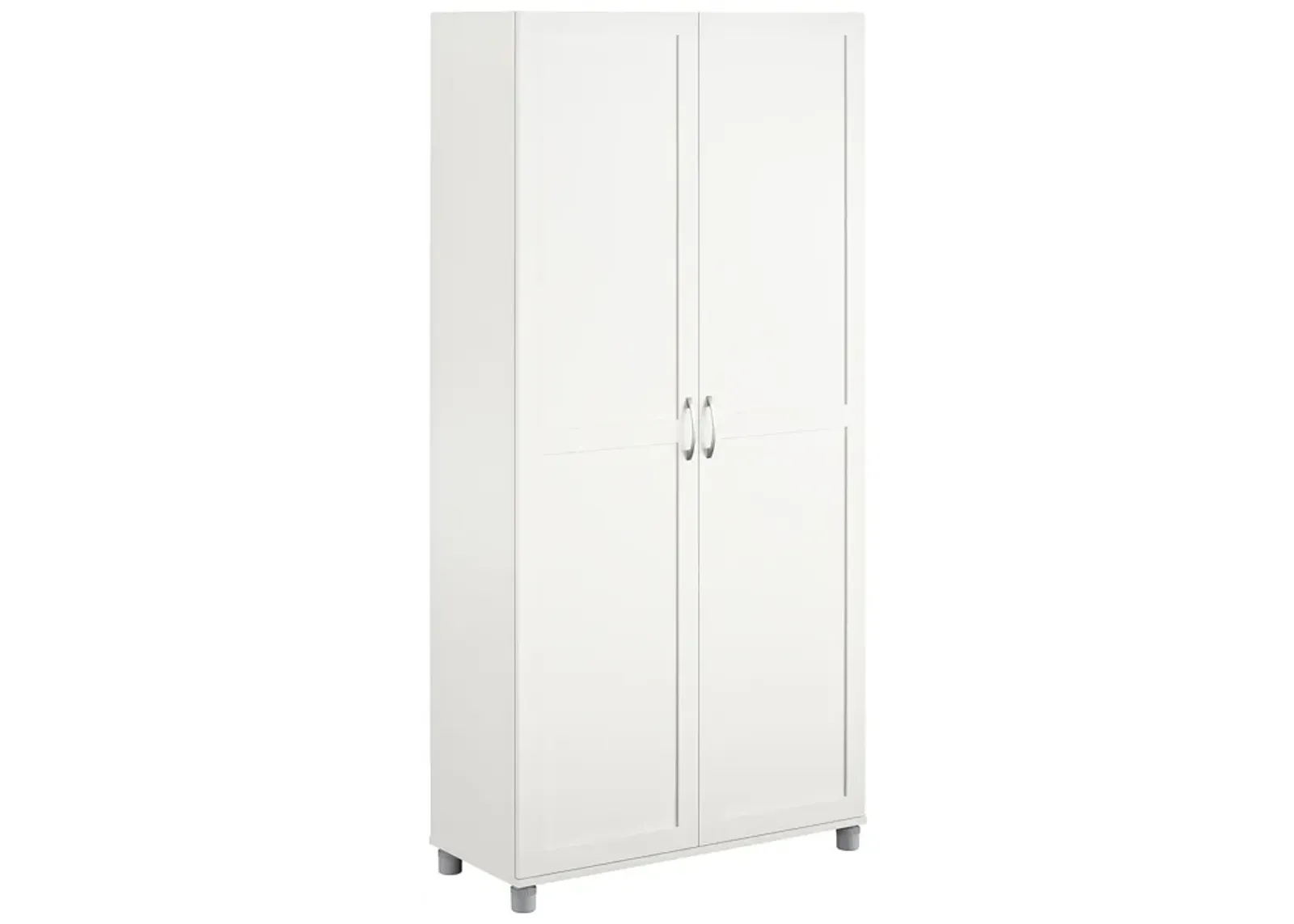 Basin Framed 36 Inch Utility Cabinet with 5 Shelves