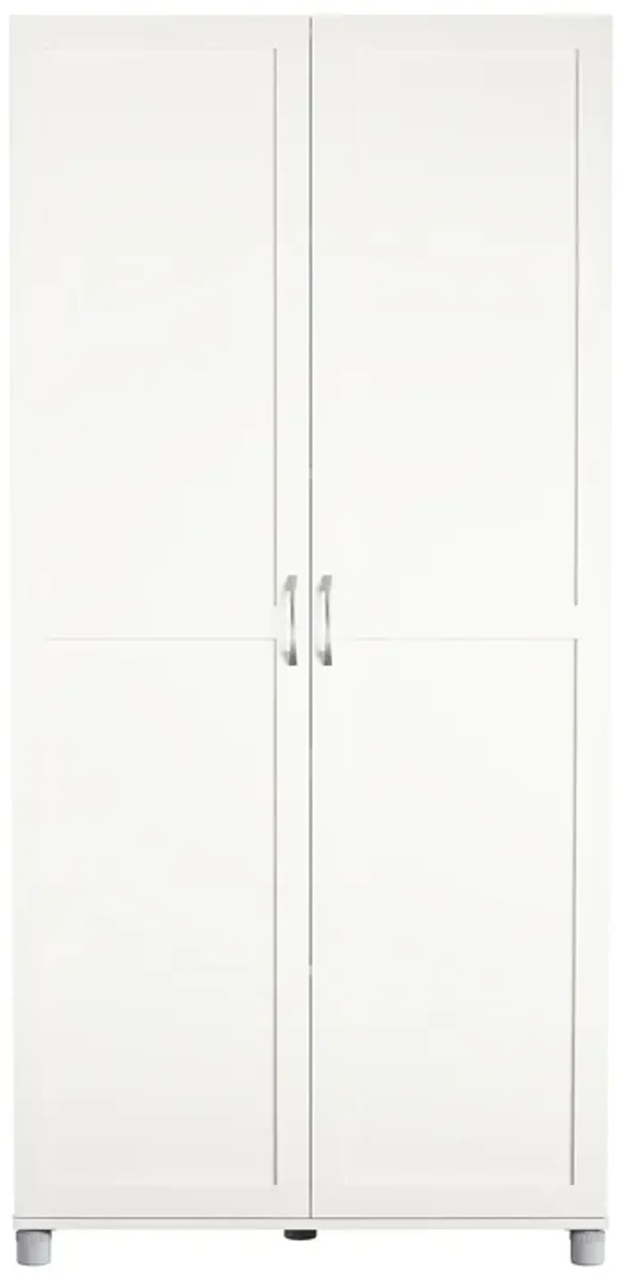 Basin Framed 36 Inch Utility Cabinet with 5 Shelves