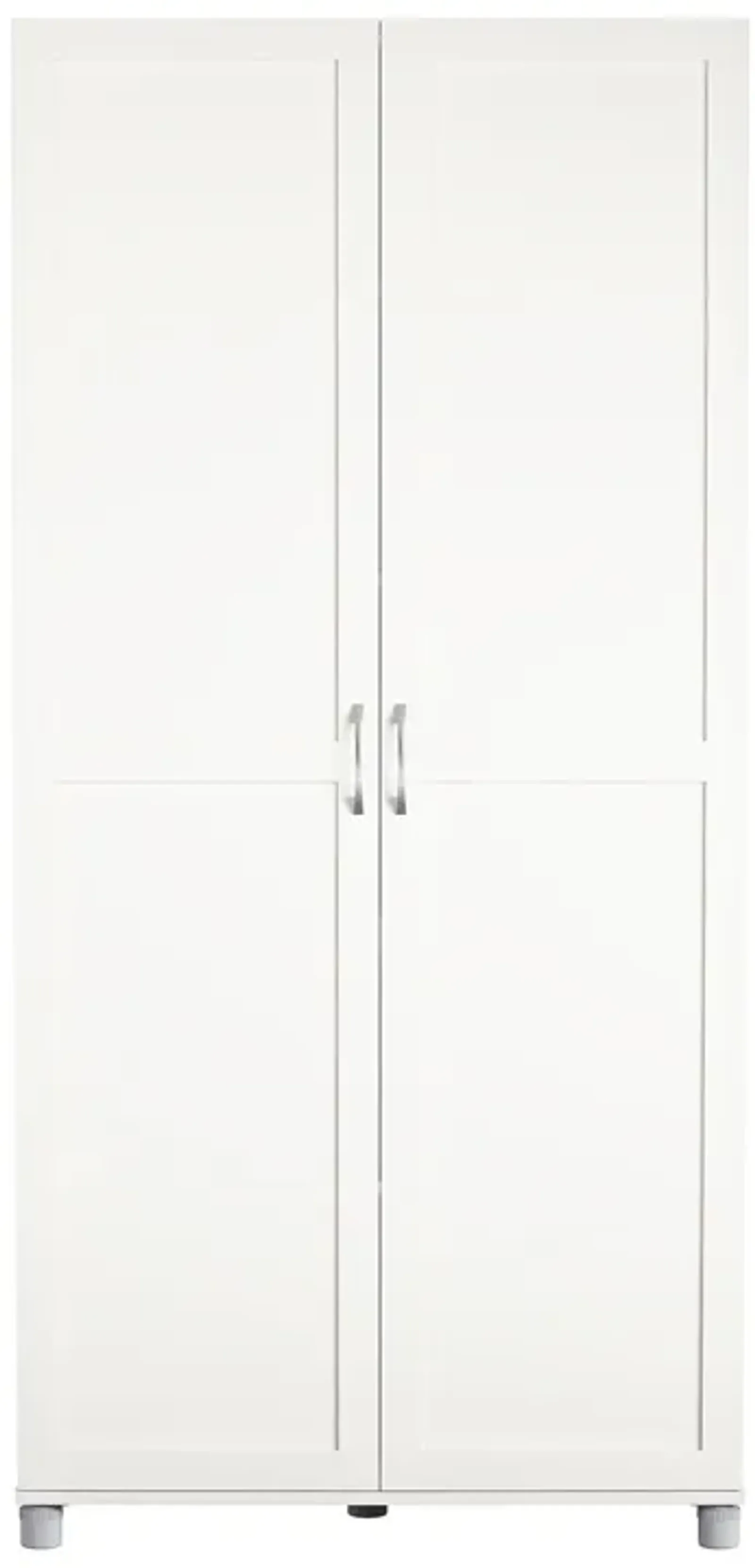 Basin Framed 36 Inch Utility Cabinet with 5 Shelves