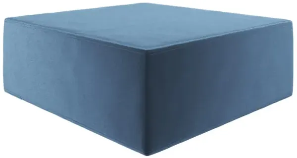 The Flower Ottoman Pouf Comfort Floor Seat and Footrest with Velour Fabric