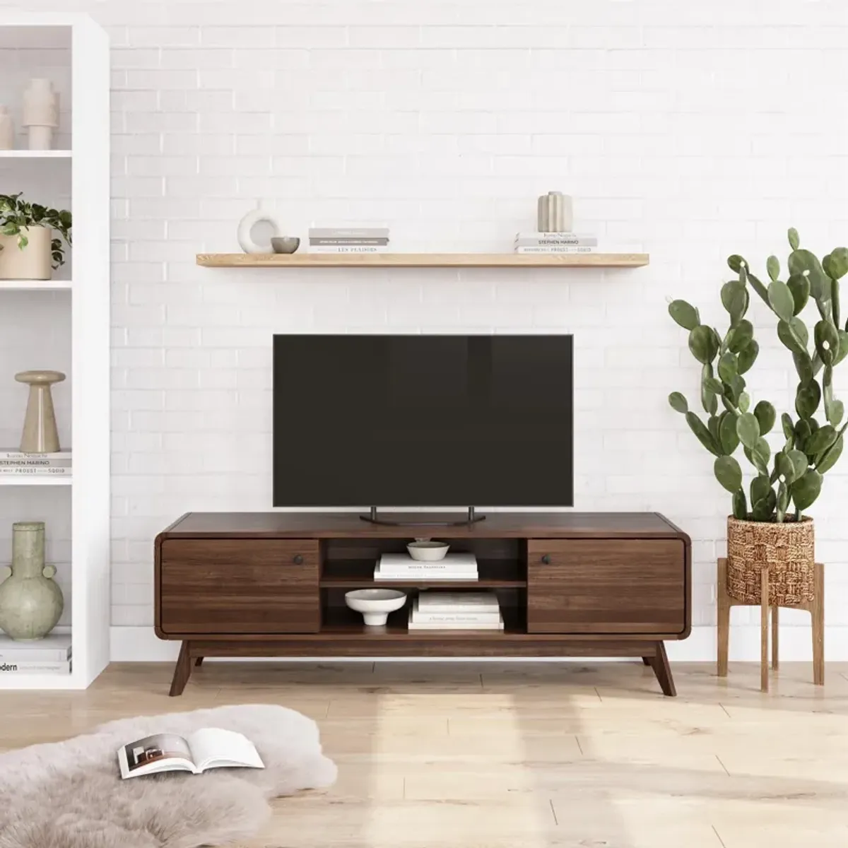 Leva Media Console TV Stand with Storage