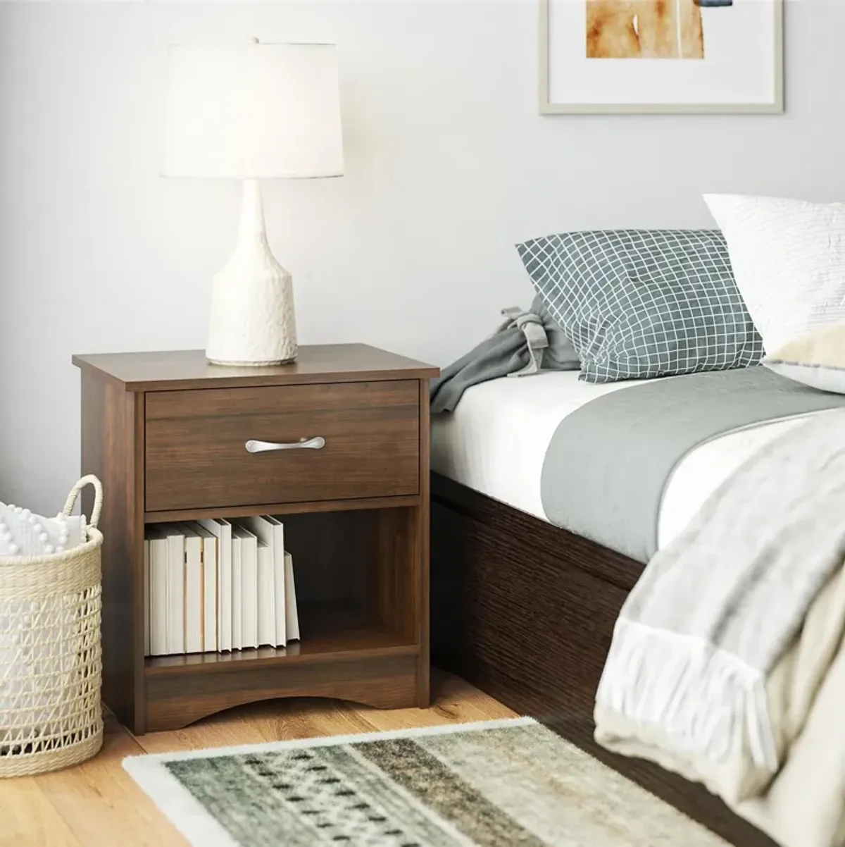 Jerry Hill Nightstand with Drawer