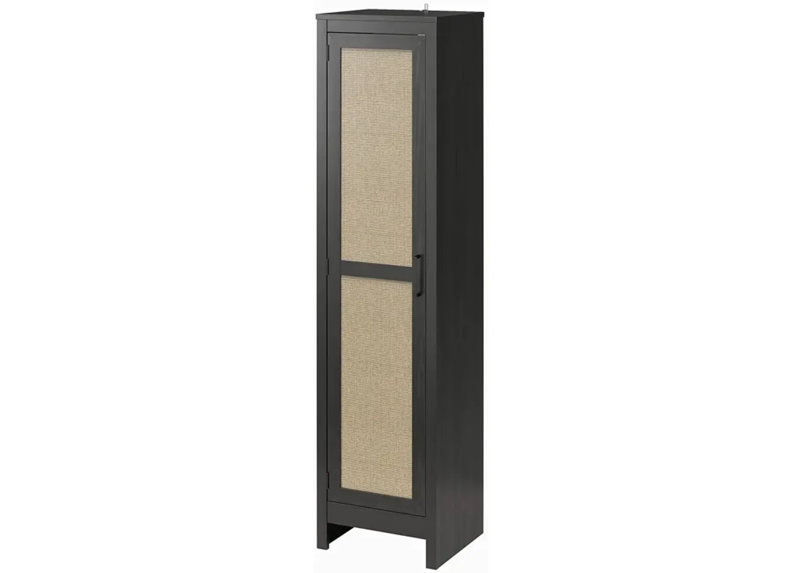 Amberly Tall 1 Door Cabinet with 4 Shelves