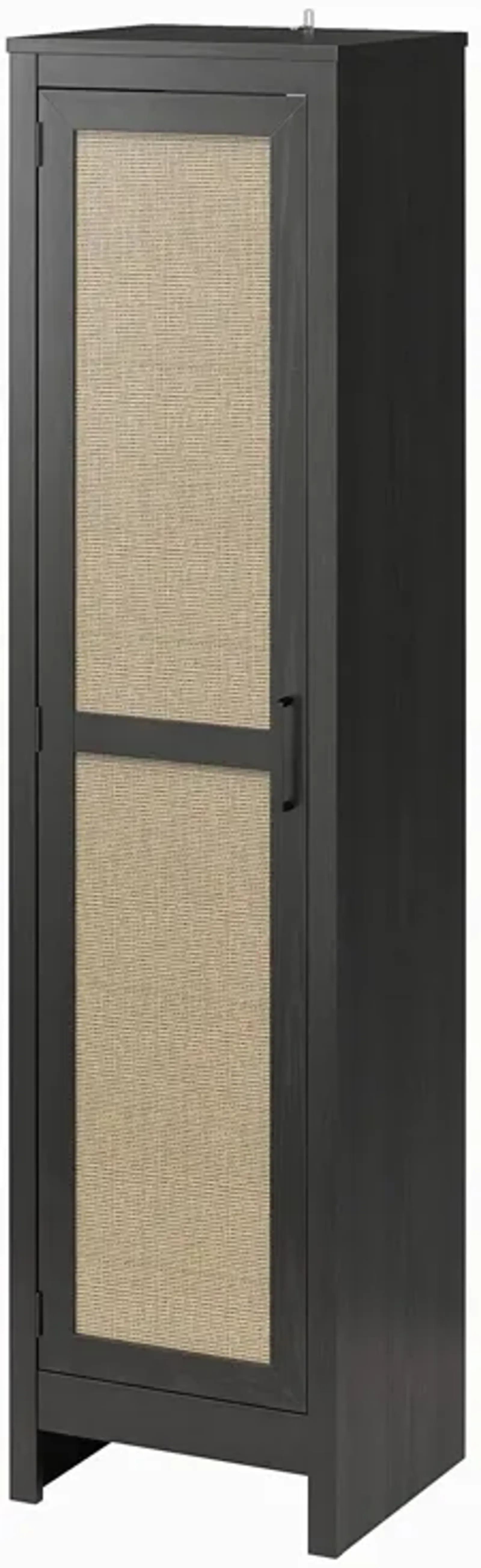 Amberly Tall 1 Door Cabinet with 4 Shelves