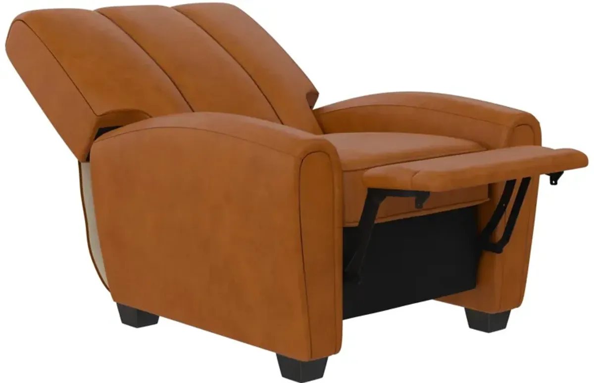 Vertical Channel Pushback Recliner Chair