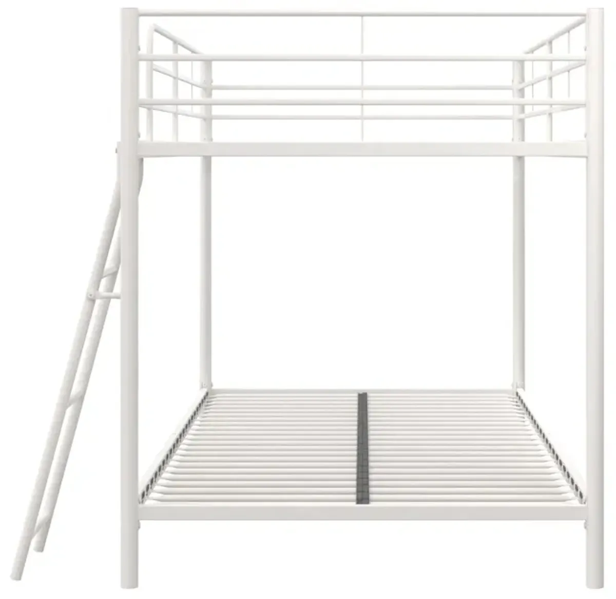 Small Space Junior Twin over Twin Metal Bunk Bed