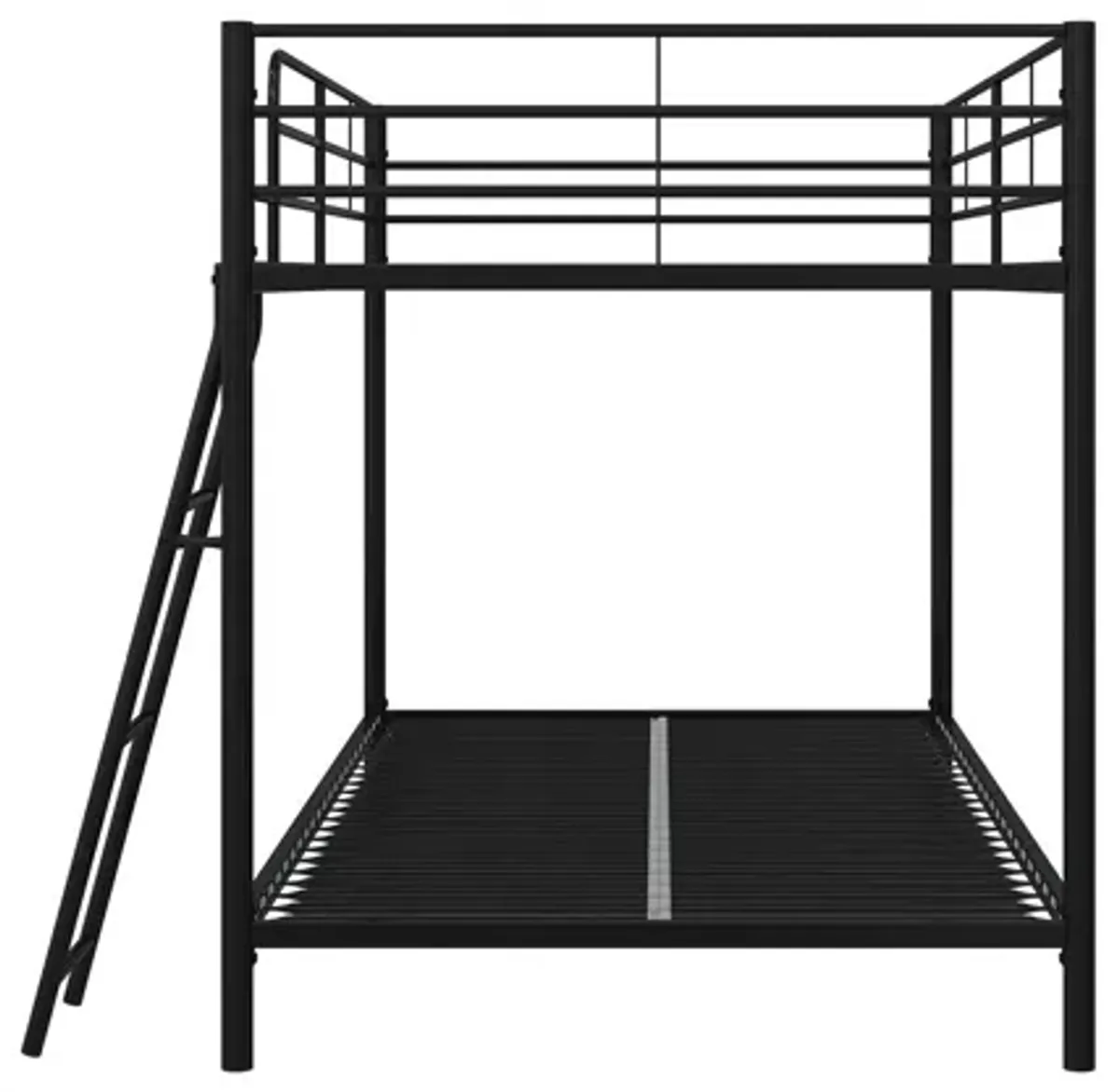 Small Space Junior Twin over Twin Metal Bunk Bed