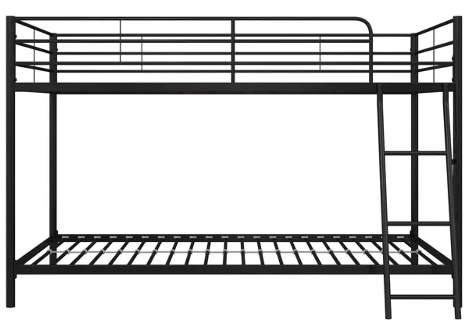 Small Space Junior Twin over Twin Metal Bunk Bed