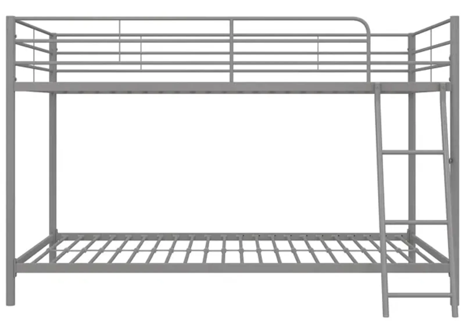 Small Space Junior Twin over Twin Metal Bunk Bed