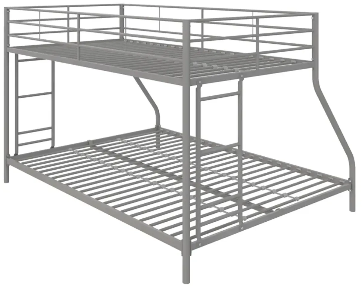 Small Space Junior Twin over Full Metal Bunk Bed