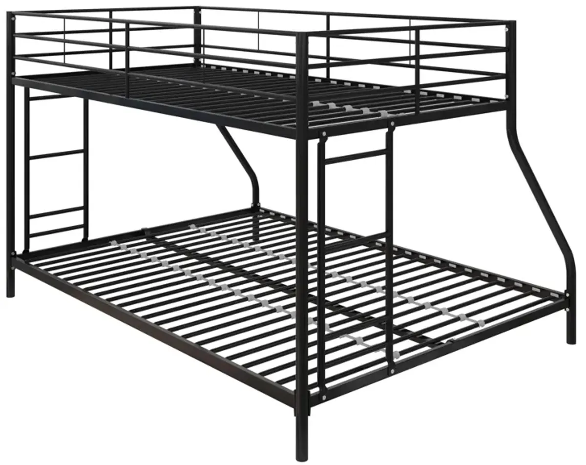 Small Space Junior Twin over Full Metal Bunk Bed