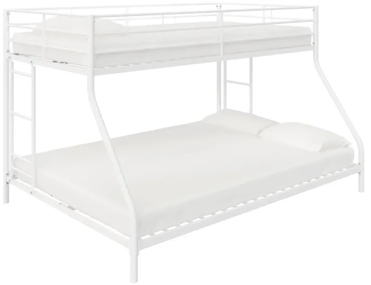 Small Space Junior Twin over Full Metal Bunk Bed