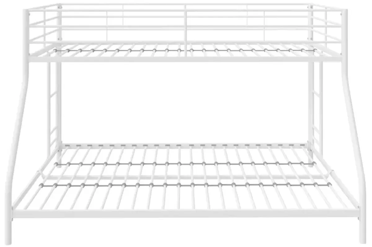 Small Space Junior Twin over Full Metal Bunk Bed