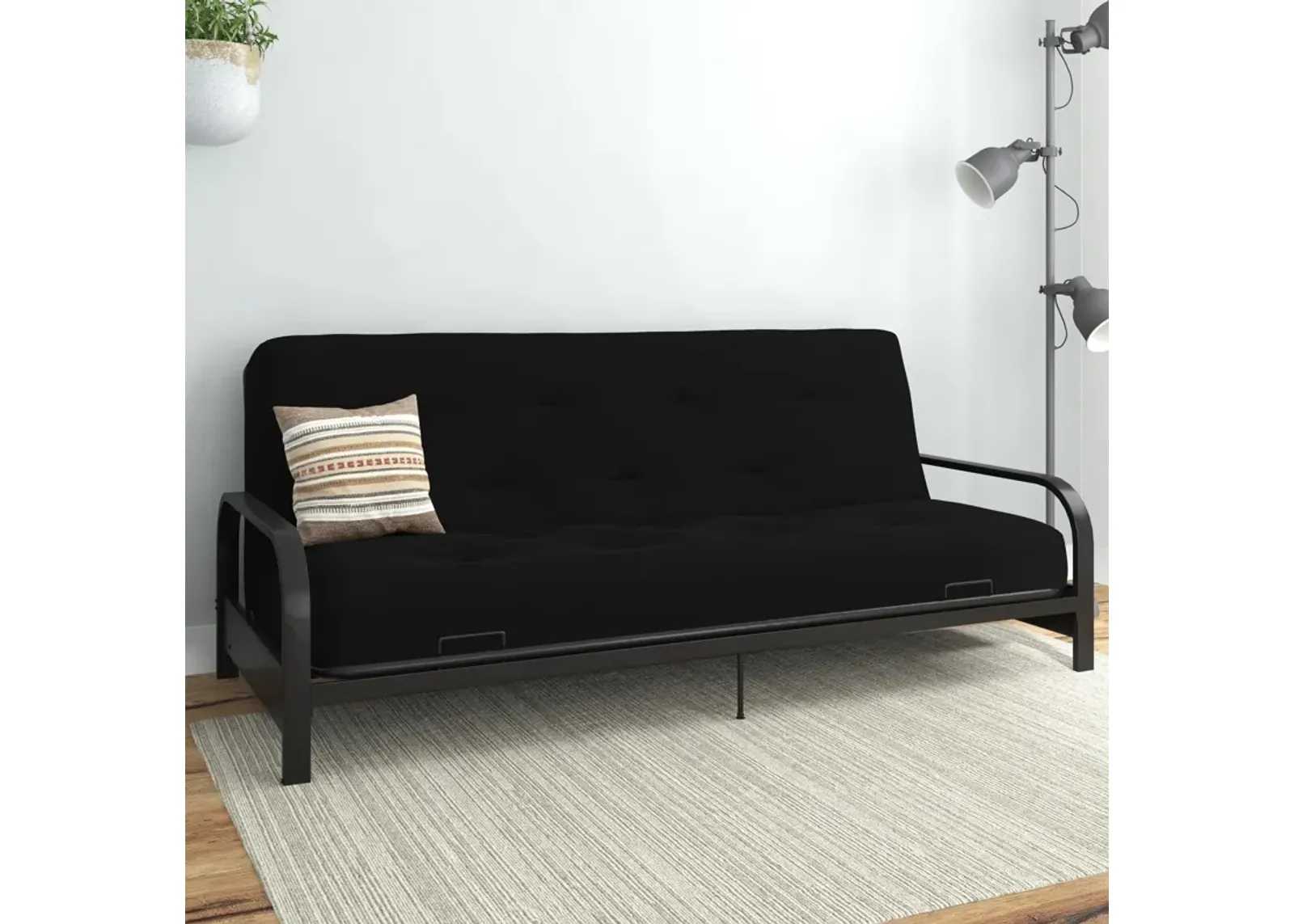 Cozey 8 Inch Spring Coil Futon Mattress with Microfiber