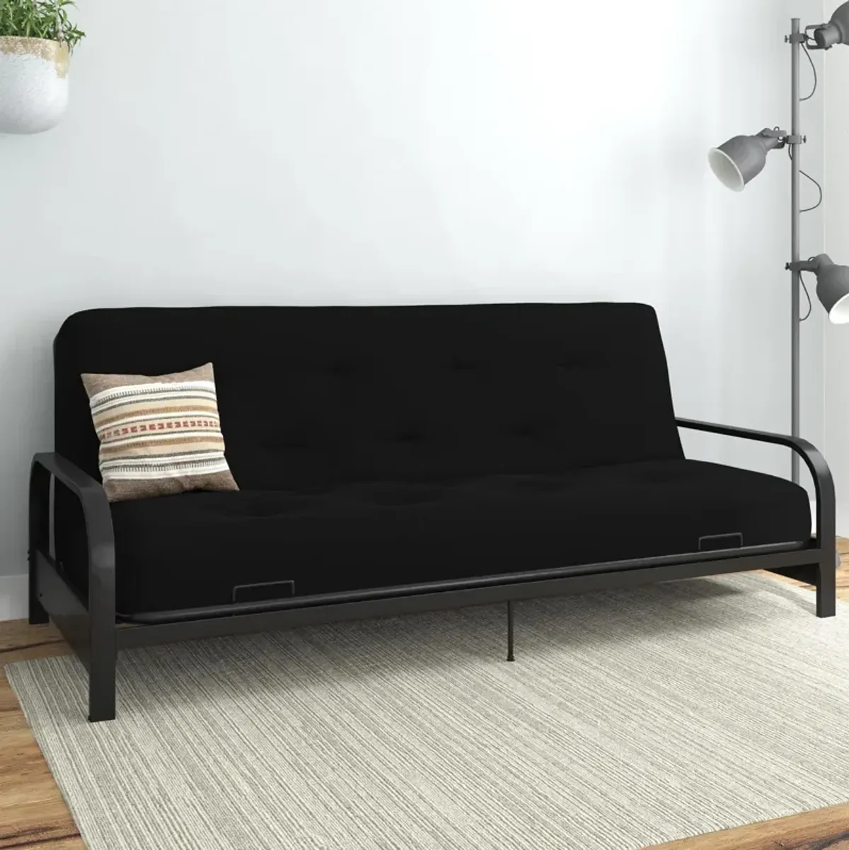 Cozey 8 Inch Spring Coil Futon Mattress with Microfiber