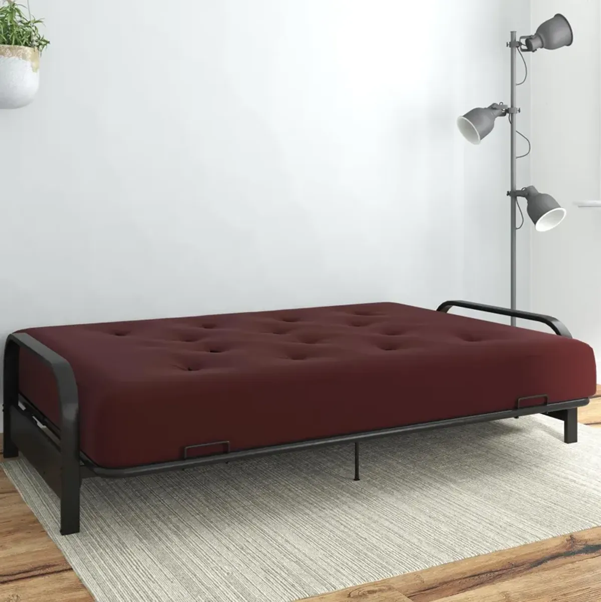 Cozey 8 Inch Spring Coil Futon Mattress with Microfiber