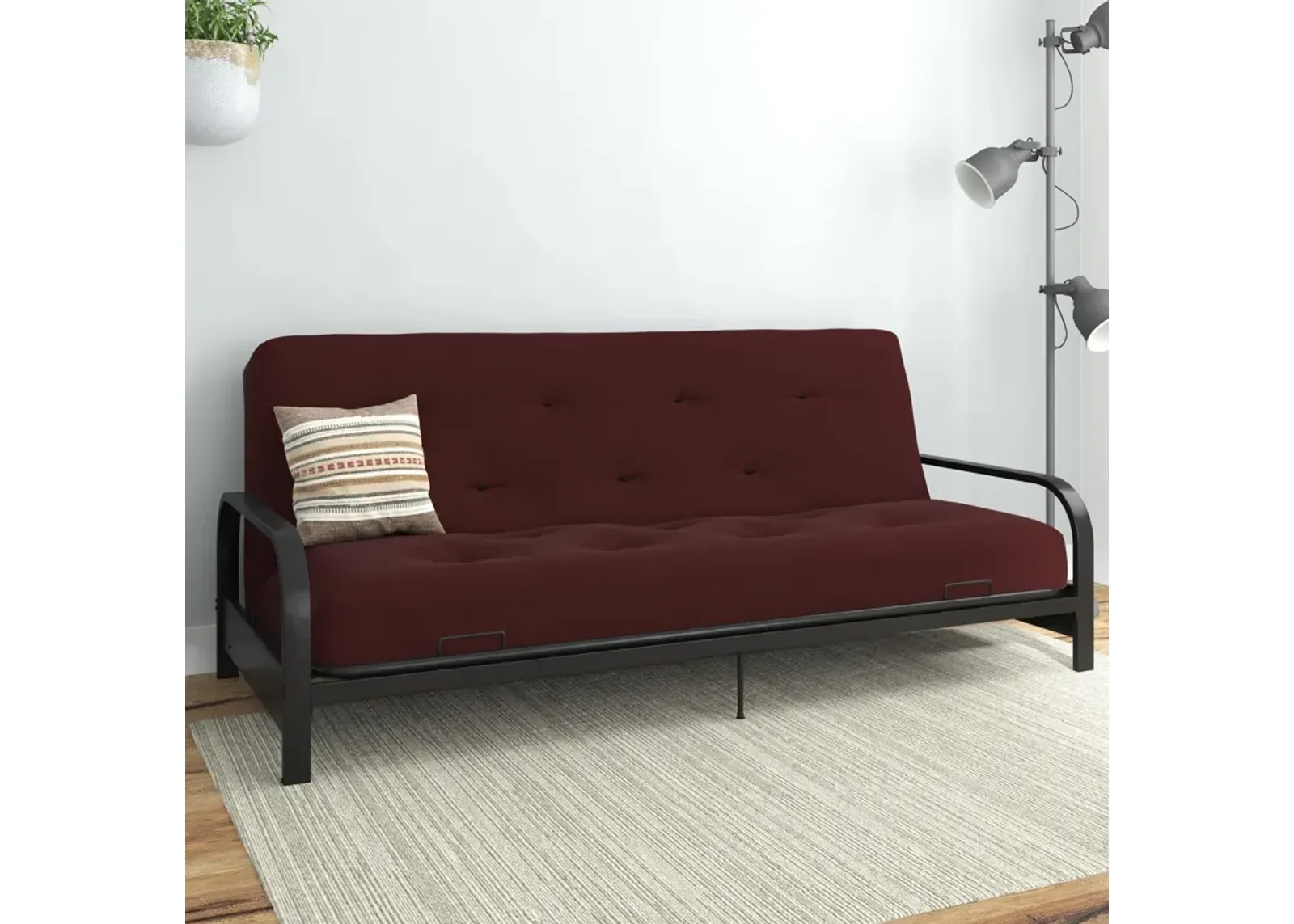 Cozey 8 Inch Spring Coil Futon Mattress with Microfiber