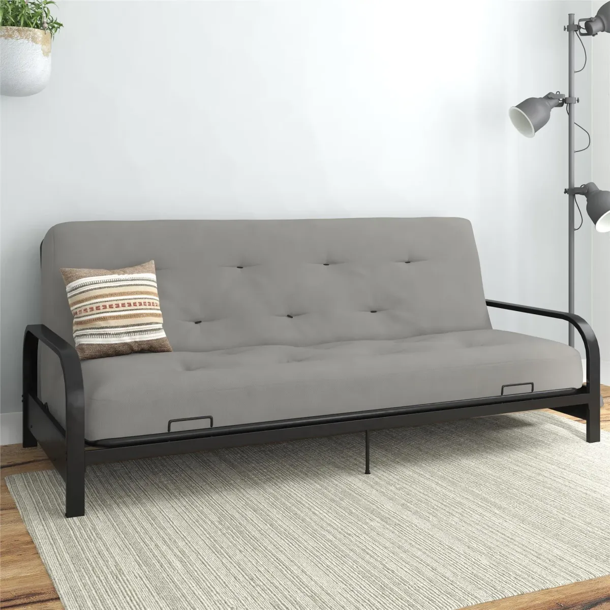 Cozey 8 Inch Spring Coil Futon Mattress with Microfiber