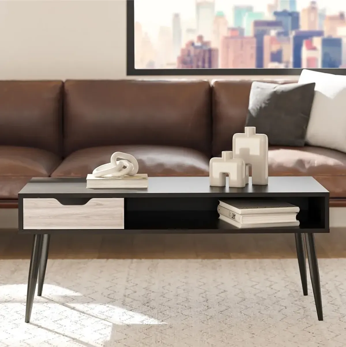 Grafton Coffee Table with Open Cubby