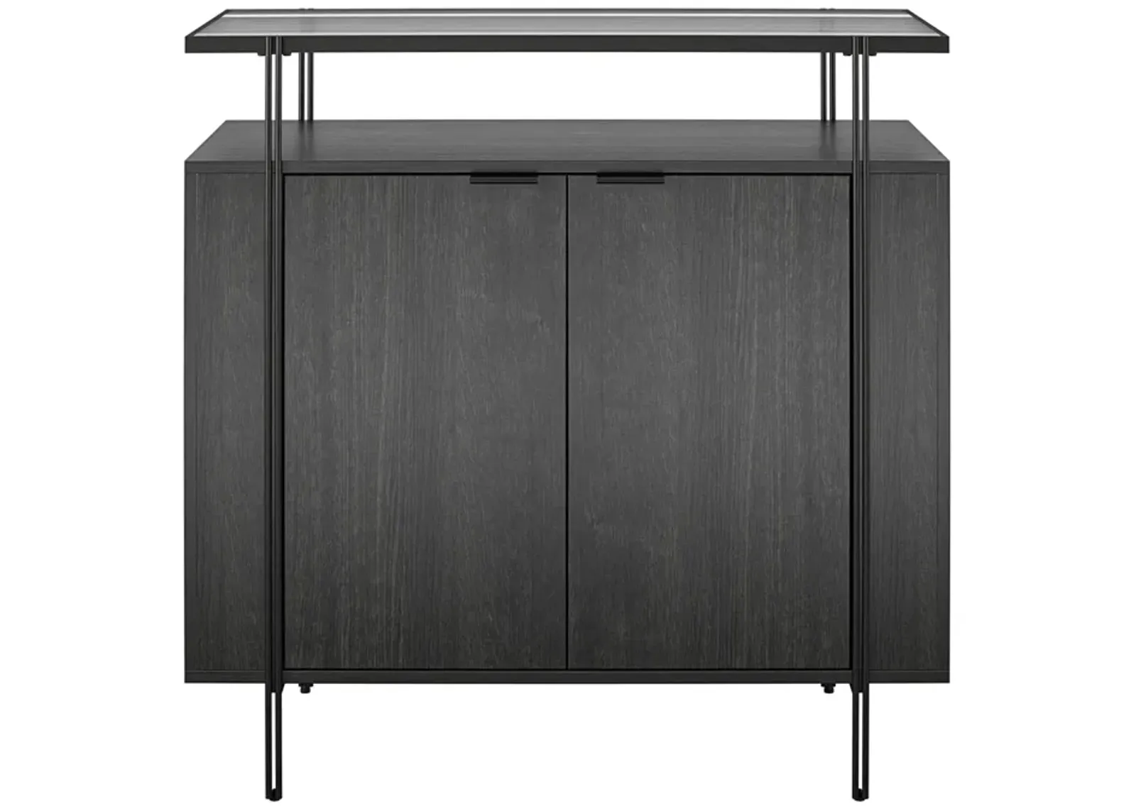 Vance Bar Cabinet with Open Shelf