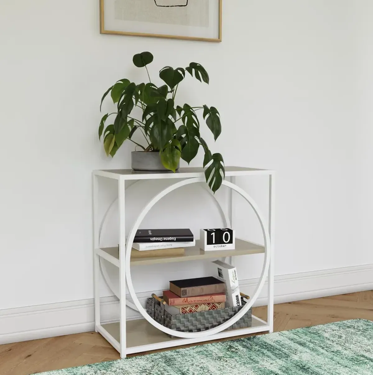 Strafford Accent Table with 4 Open Shelves