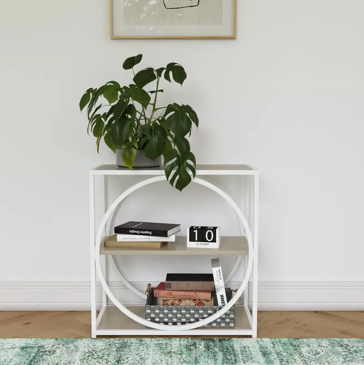 Strafford Accent Table with 4 Open Shelves