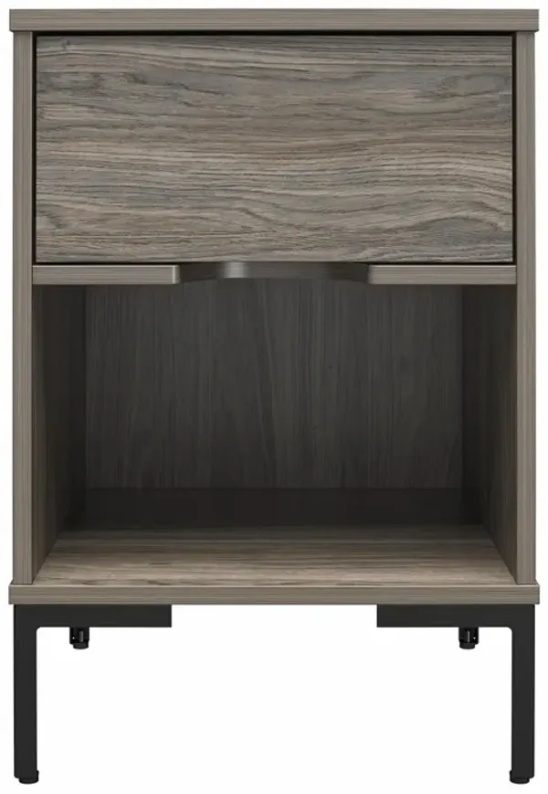 Rolland Nightstand with 1 Drawer and Open Cubby