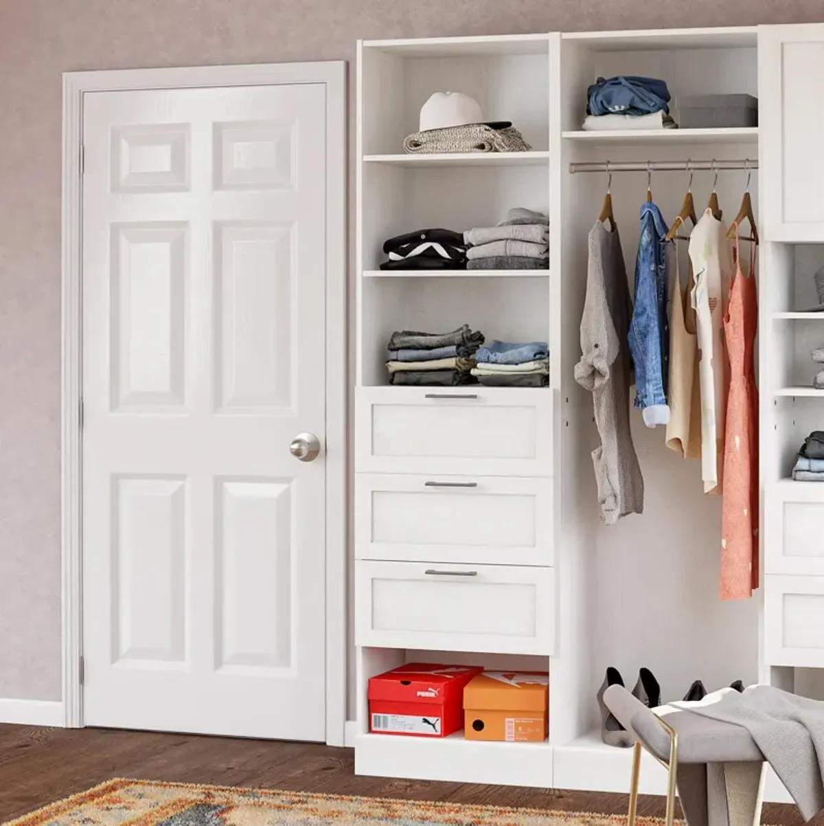 Eiler 3 Drawer Modular Closet Unit