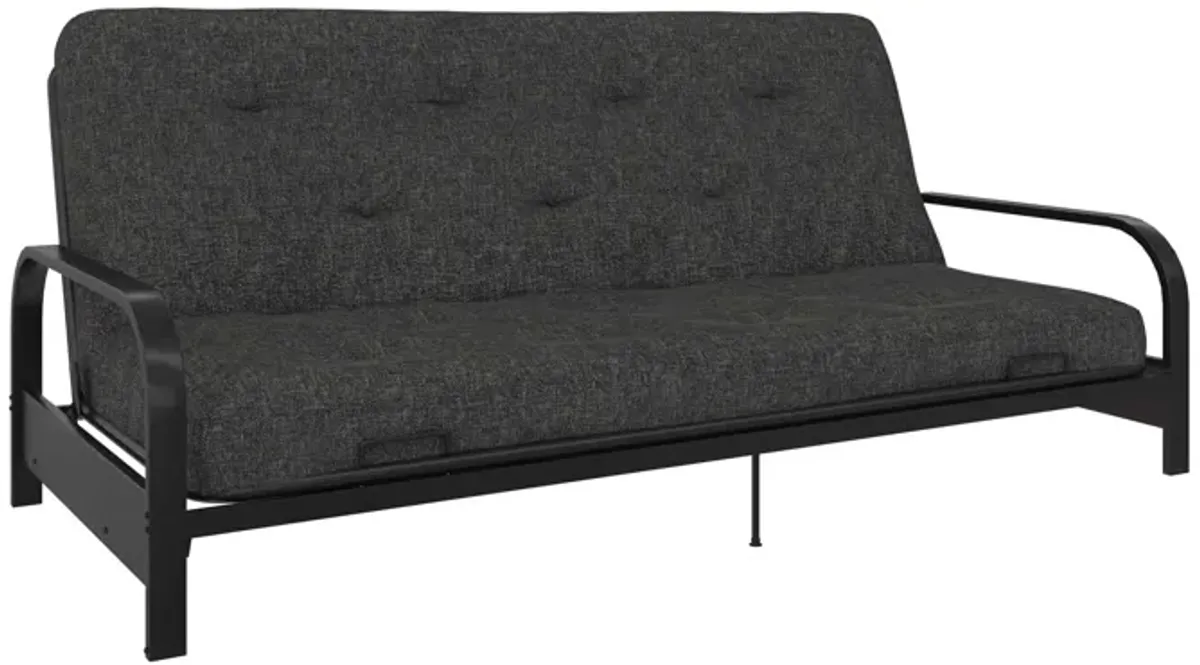 Cozey 6-Inch Bonnell Coil Futon Mattress, Polyester Linen