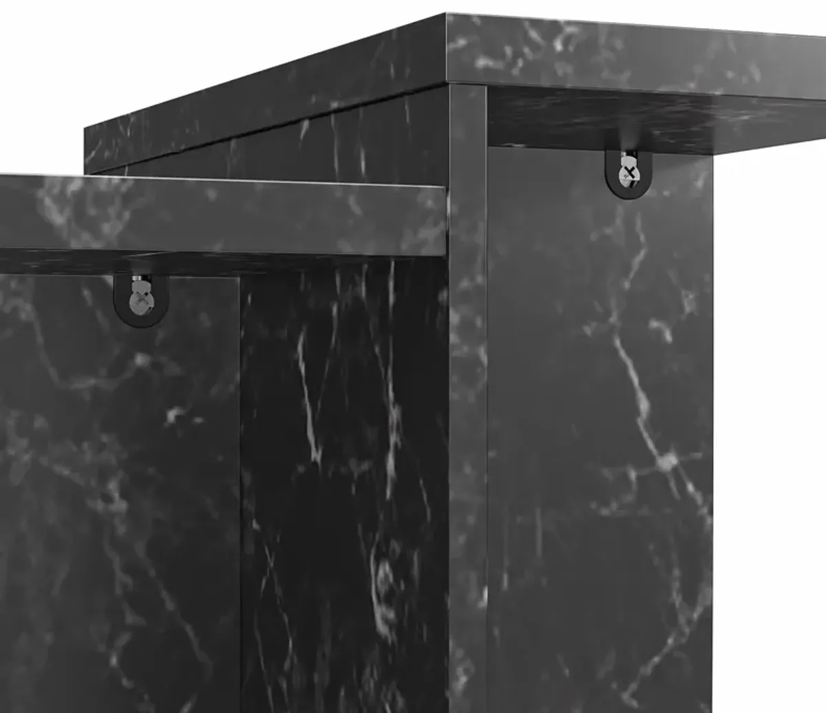 Brielle Accent Table with Faux Marble