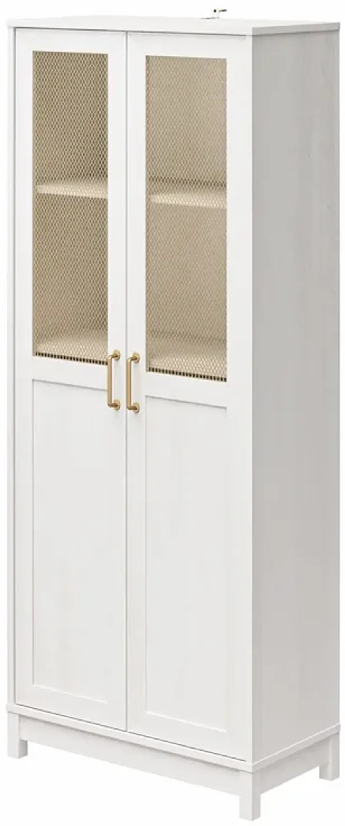 Tess 2 Door Wide Storage Cabinet with Modular Storage Options