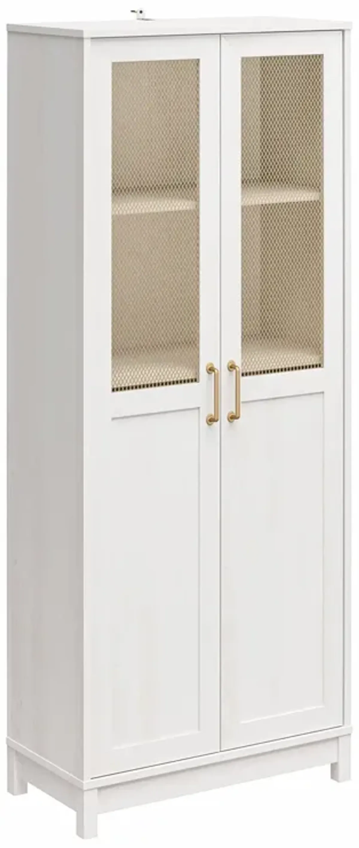 Tess 2 Door Wide Storage Cabinet with Modular Storage Options