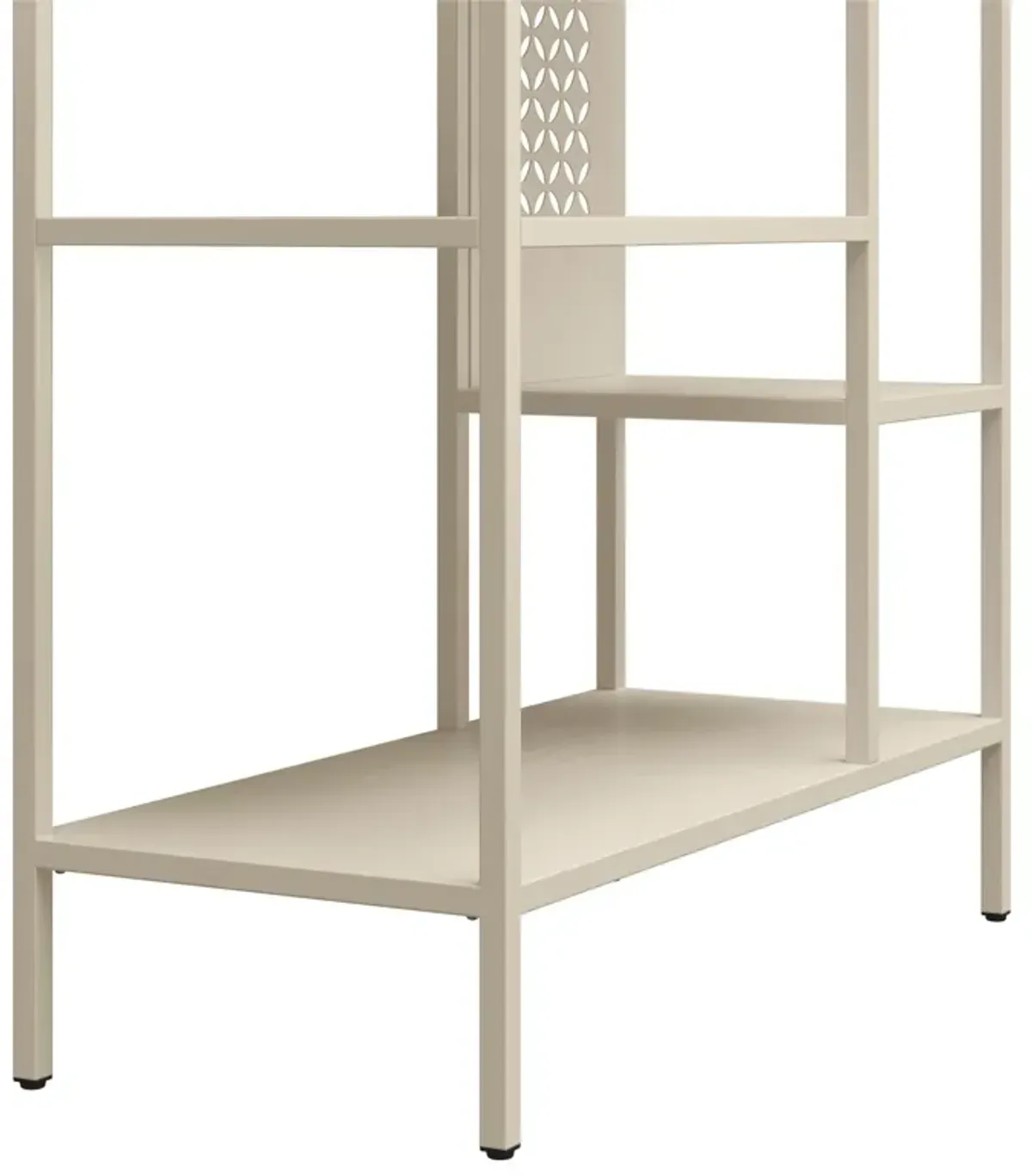 Annie Metal Bookcase with 4 Tier Shelves