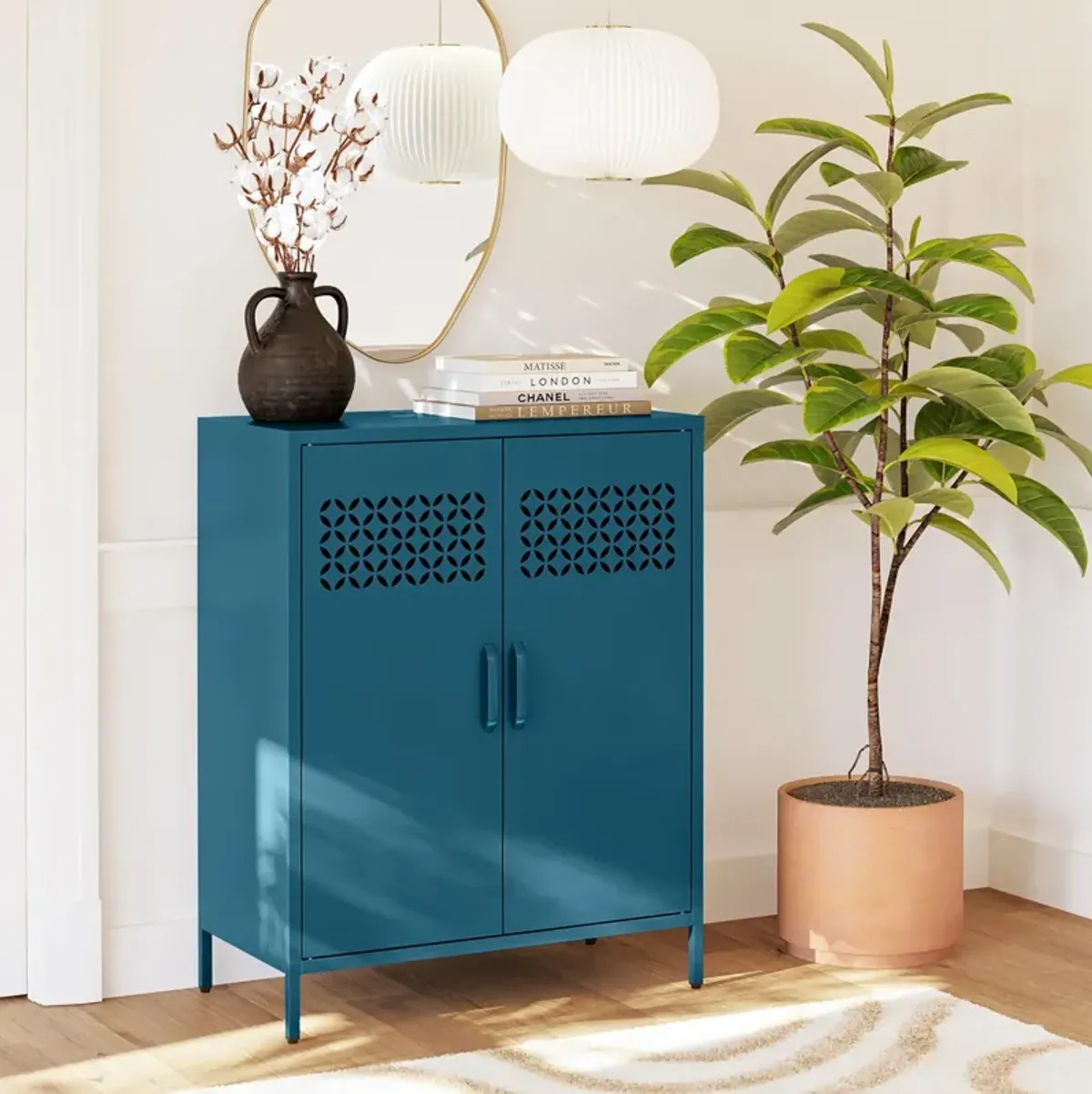 Annie Short Metal 2 Door Cabinet