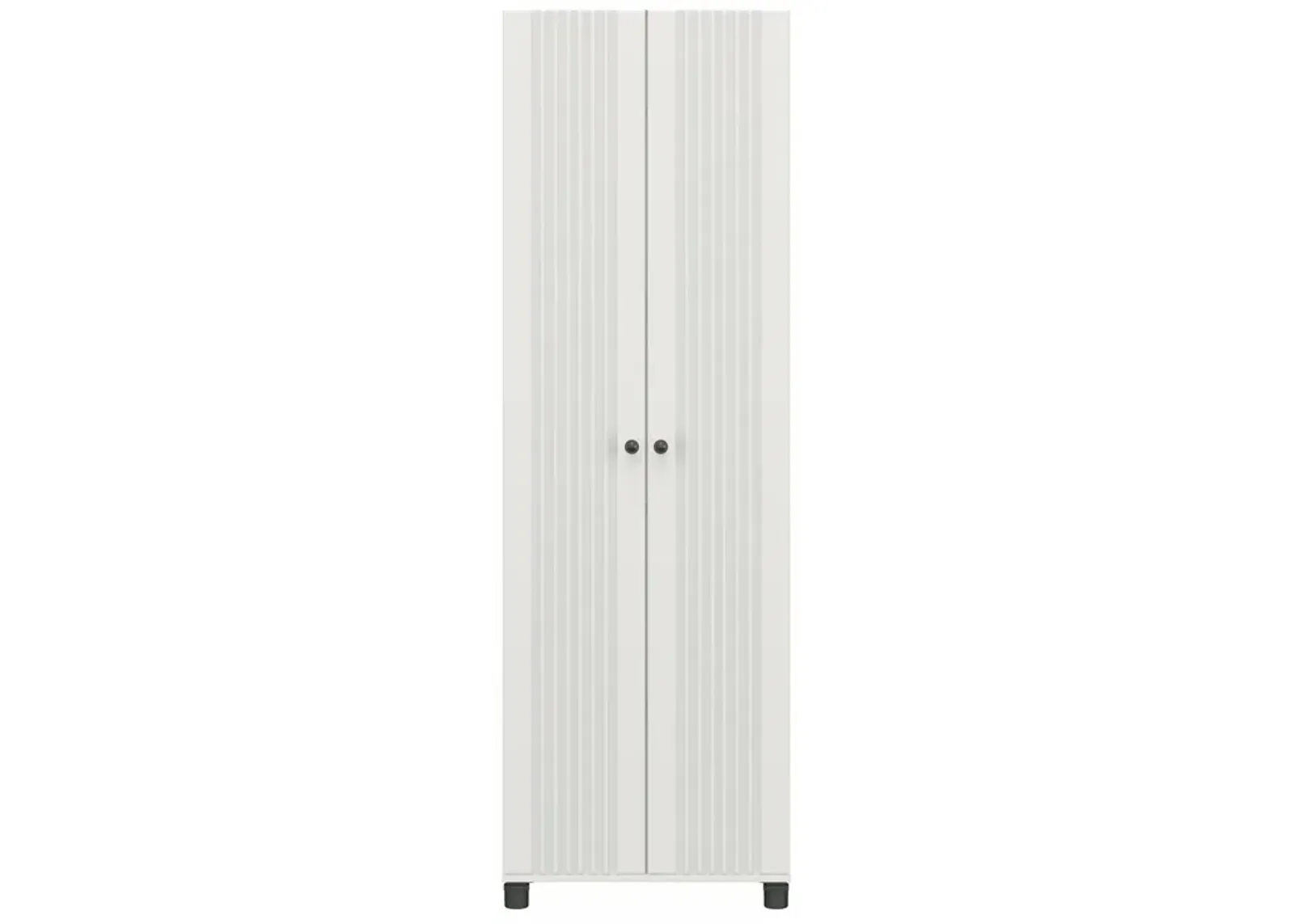 Kendall Fluted 24 Inch Wide 2 Door Storage Cabinet