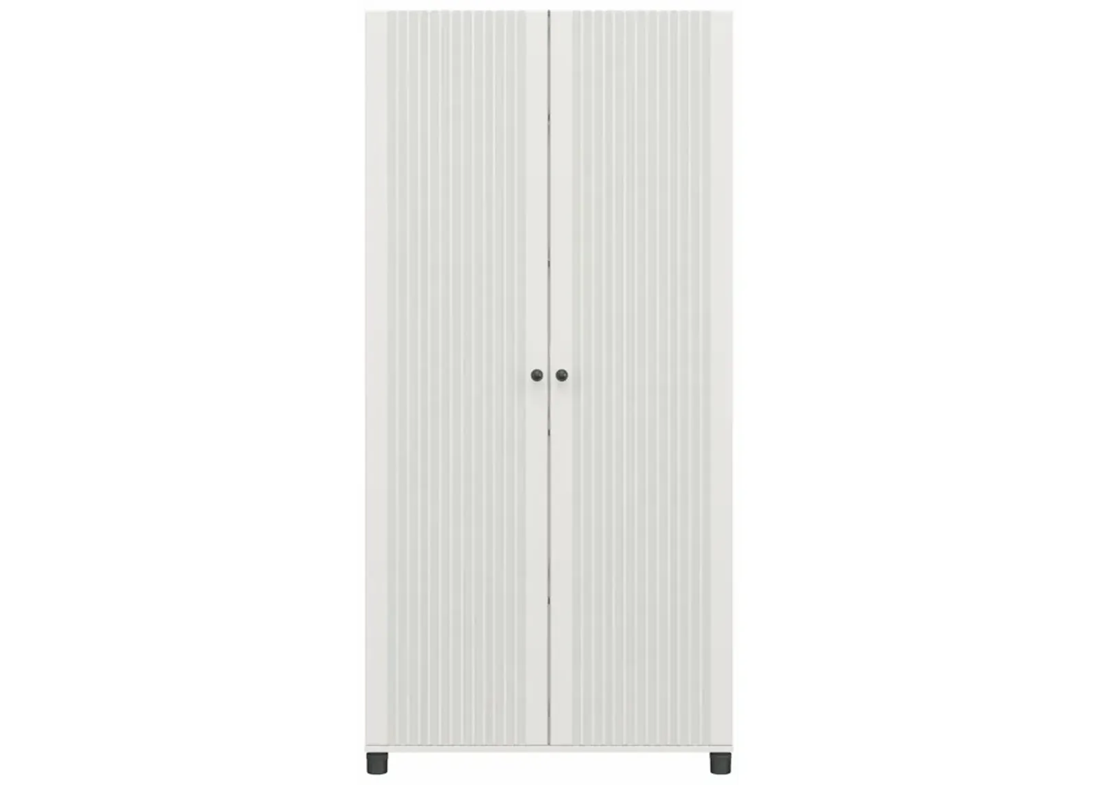 Kendall Fluted 36 Inch Wide 2 Door Storage Cabinet