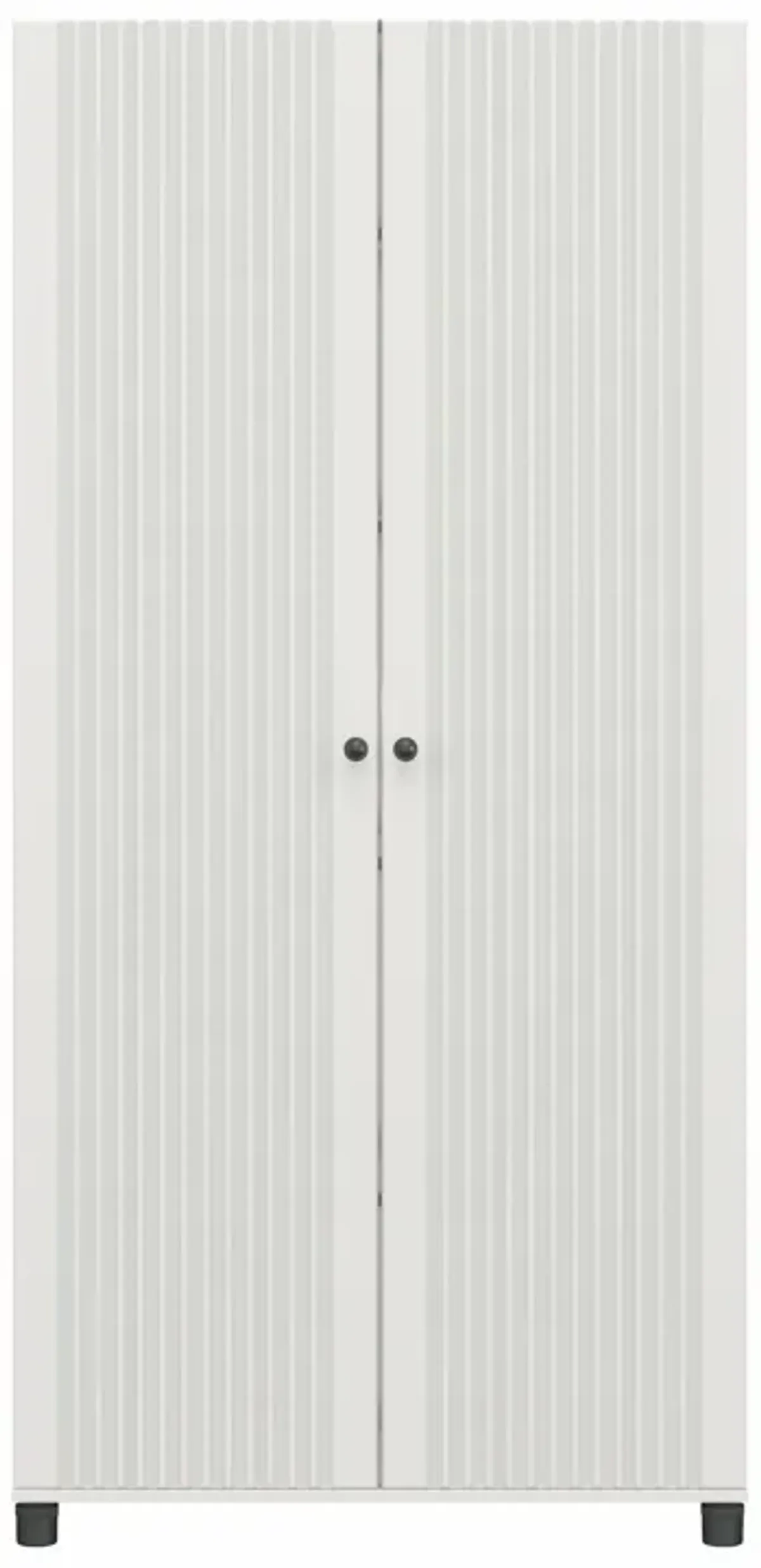 Kendall Fluted 36 Inch Wide 2 Door Storage Cabinet