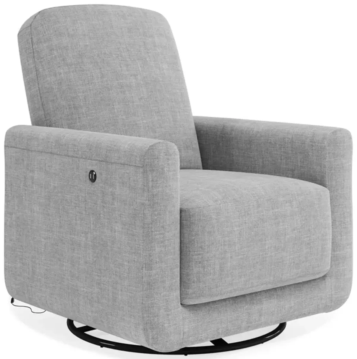 Step Swivel Nursery Chair with USB Charger