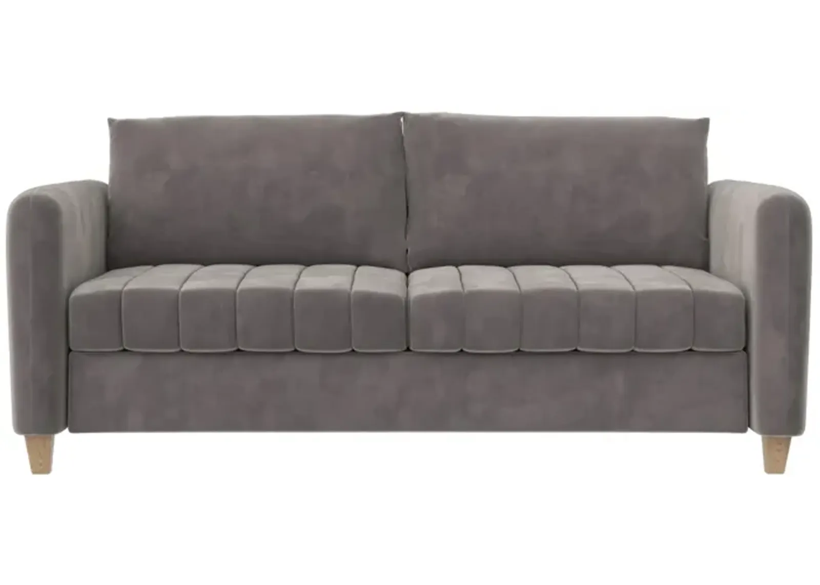 Coco Channel Tufted Sofa with Solid Wood Legs