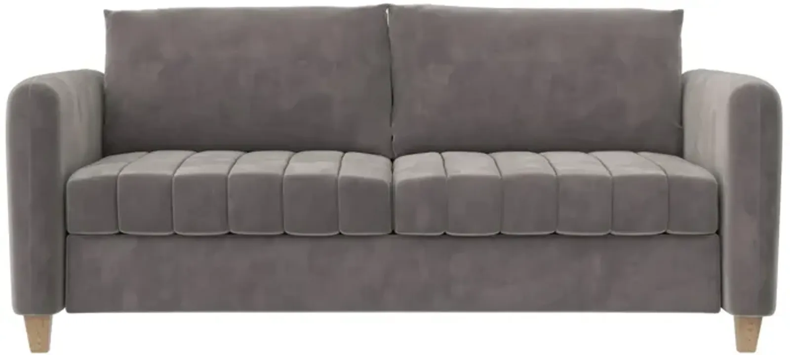 Coco Channel Tufted Sofa with Solid Wood Legs