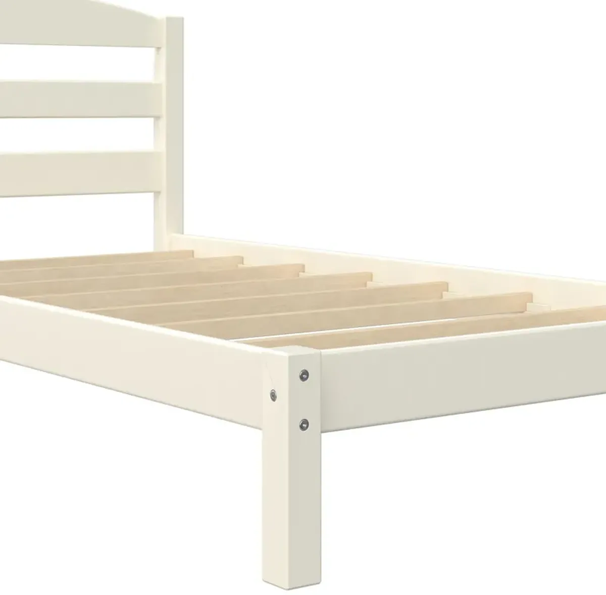 Brycen Kids Twin Size Wood Platform Bed Frame