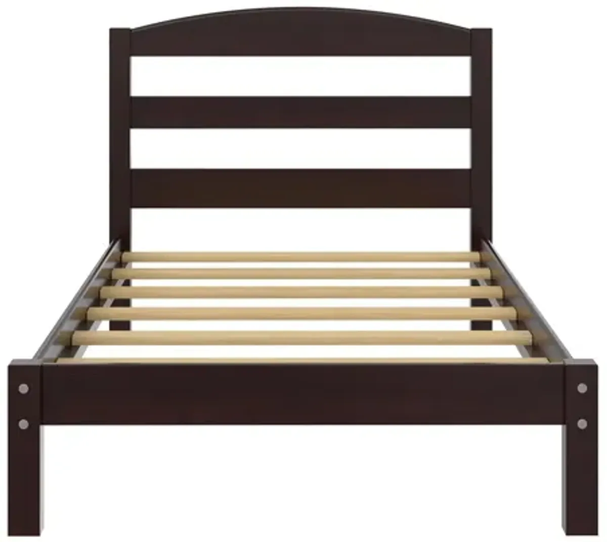 Brycen Kids Twin Size Wood Platform Bed Frame