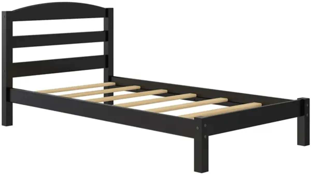 Brycen Kids Twin Size Wood Platform Bed Frame