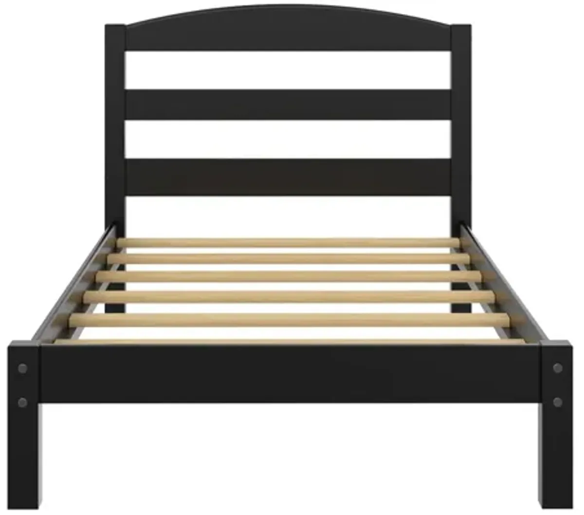 Brycen Kids Twin Size Wood Platform Bed Frame